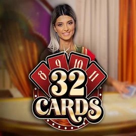 32 Cards slot visual from Ezugi available on casinovacasinoo.com