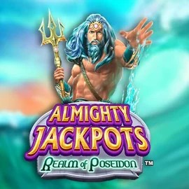 Almighty Jackpots – Realm of Poseidon game by Novomatic – logo hosted on Casinova Casino