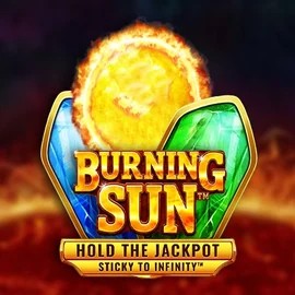 Burning Sun online game logo by Wazdan on casinovacasinoo.com