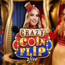 Crazy Coin Flip casino game by Evolution – featured logo at Casinova Casino