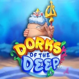 Dorks of the Deep online game logo by Hacksaw Gaming on casinovacasinoo.com