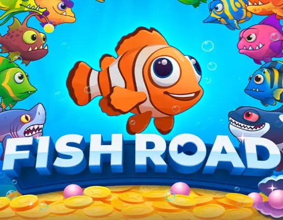 Fish Road slot visual from InOut available on casinovacasinoo.com