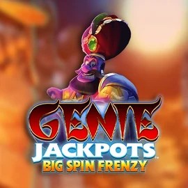 Jackpots logo of Genie Jackpots: Big Spin Frenzy from Blueprint Gaming at Casinova Casino