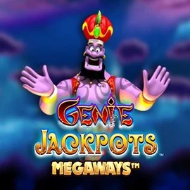 Jackpots logo of Genie Jackpots Megaways from Blueprint Gaming at Casinova Casino