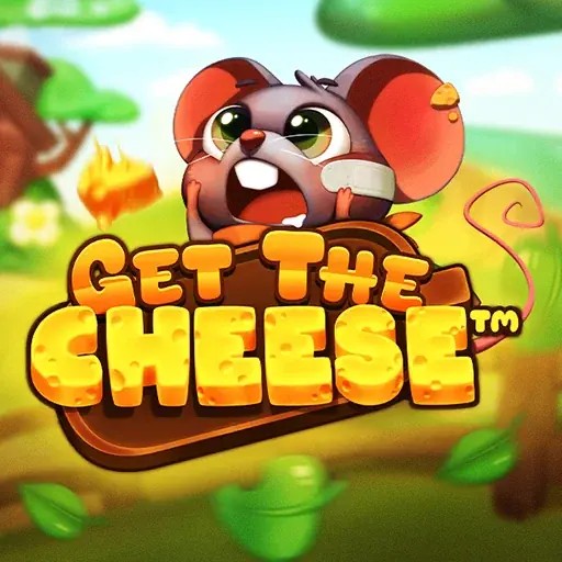 Get The Cheese online game logo by Hacksaw Gaming on casinovacasinoo.com