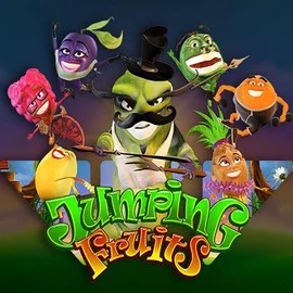 Jumping Fruits logo by Wazdan Casinova Casino