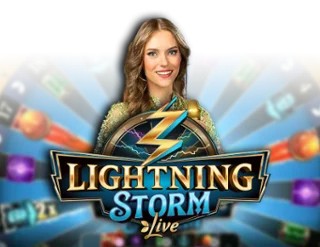 Official Live Casino logo: Lightning Storm by Evolution at Casinova Casino