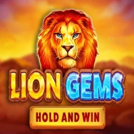 Slots logo of Lion Gems Hold and Win from Playson at Casinova Casino