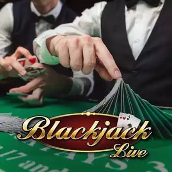 Live Blackjack slot visual from Evolution available on casinovacasinoo.com