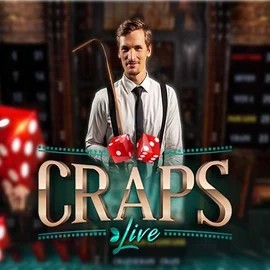 Enjoy Live Craps by Evolution – logo hosted on casinovacasinoo.com