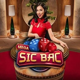 Mega Sic Bac online game logo by Pragmatic Play on casinovacasinoo.com