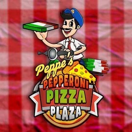 Peppe’s Pepperoni Pizza Plaza game by Pragmatic Play – logo hosted on Casinova Casino