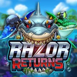 Razor Returns logo by Push Gaming at Casinova Casino