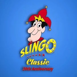 Slingo Classic 20th Anniversary logo – Casino Games by Slingo at Casinova Casino