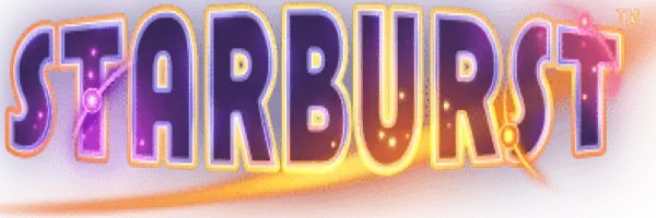 Slots logo of Starburst from NetEnt at Casinova Casino