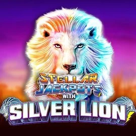 Stellar Jackpots with Silver Lion logo – Jackpots by Lightning Box Game at Casinova Casino