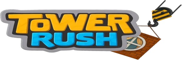 Tower Rush slot logo by Galaxsys at Casinova Casino