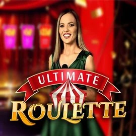 Ultimate Roulette online game logo by Ezugi on casinovacasinoo.com